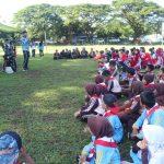 Siswa Pramuka Saka Dirgantara Meriahkan CFD Lanud Sultan Hasanuddin