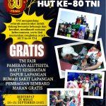 Pesta Rakyat – TNI Fair jelang HUT ke-80 TNI di Monas