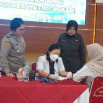 Polres Metro Bekasi Gelar Tes Kesehatan Rekrutmen Relawan SPPG Itwasum dan Cibatu