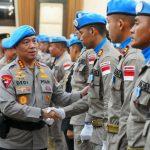 Wakapolri Pimpin Upacara Purna Tugas 139 Personel Kontingen Garuda Bhayangkara, Tegaskan Komitmen Indonesia Dukung Perdamaian Dunia