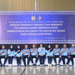 Danlanud Sultan Hasanuddin Hadiri Olahraga Bersama Dalam Rangka HUT Ke-69 PIA Ardhya Garini