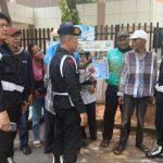 Provos Satbrimob Polda Metro Jaya Sosialisasikan Layanan Pengaduan Masyarakat (Yanduan) Divpropam Polri