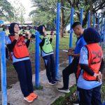 UKP Personel Lanud Sultan Hasanuddin Laksanakan Tes Samapta