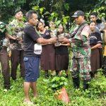 Kodim 1504/Ambon dan Warga Tanam 1000 Pohon Pala untuk Masa Depan yang Lebih Hijau