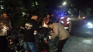 Cegah Kejahatan Jalanan, Polsek Kebon Jeruk Gelar Razia Stasioner di Titik Rawan