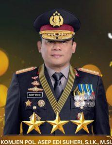 Selamat dan Sukses atas Kenaikan Pangkat Komjen Pol. Asep Edi Suheri, S.I.K.,M.Si. sebagai Kapolda Metro Jaya