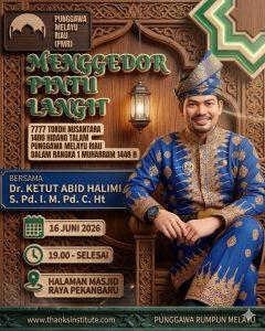 Motivator Ketut Abid Halimi Gugah 7.000 Tokoh Riau dalam Doa Keselamatan dan Kebangkitan Nusantara