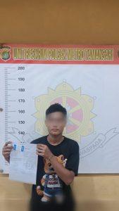 Tak Pakai Helm Saat Razia, Pria di Tamansari Kedapatan Simpan Sabu