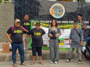 Libatkan Artis Lia Emilia, Jumat Berkah Wartawan Berbagi Bersama Kanwil BPN dan Kantah BPN Kota Tangsel Banten