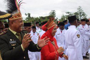Upacara HUT ke-81 RI di Yahukimo Berlangsung Khidmat, Bupati Didimus Yahuli Pimpin Langsung