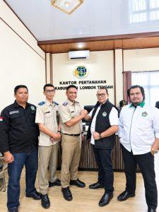 Lukman Aprizal Bersama Persadin Loteng Jalin Kemitraan Dengan BPN