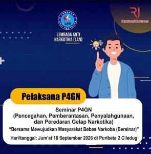 Perkuat Benteng Masyarakat dari Narkoba, Lembaga Anti Narkotika Gelar Pemantapan P4GN di Ciledug