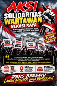 Wartawan Bekasi Raya Desak Copot Kadis LH Bekasi