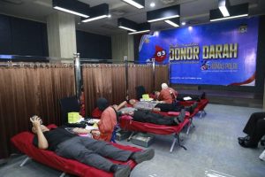 HUT ke-75 Humas Polri Gelar Donor Darah Serentak