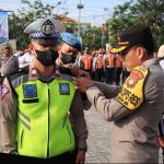 Cipta Kondisi Kamseltibcarlantas, Polres Metro Bekasi Kota Gelar Apel Pasukan Operasi Keselamatan Jaya 2023